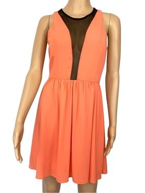 Forever21 Mesh Sleeveless Dress Size S